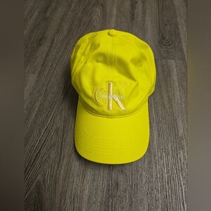SOLD!!!! Calvin Klein Lemon Yellow This is Love hat
